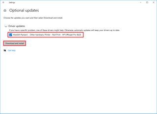Windows 10 download driver updates