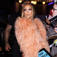 Jennifer Lopez attends Ring Them Bells: A Birthday Celebration for John Kander at the Stephen Sondheim Theatre on May 19, 2025 in New York City. 