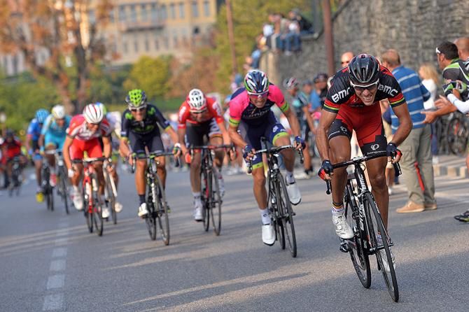 Philippe Gilbert (BMC) on the attack