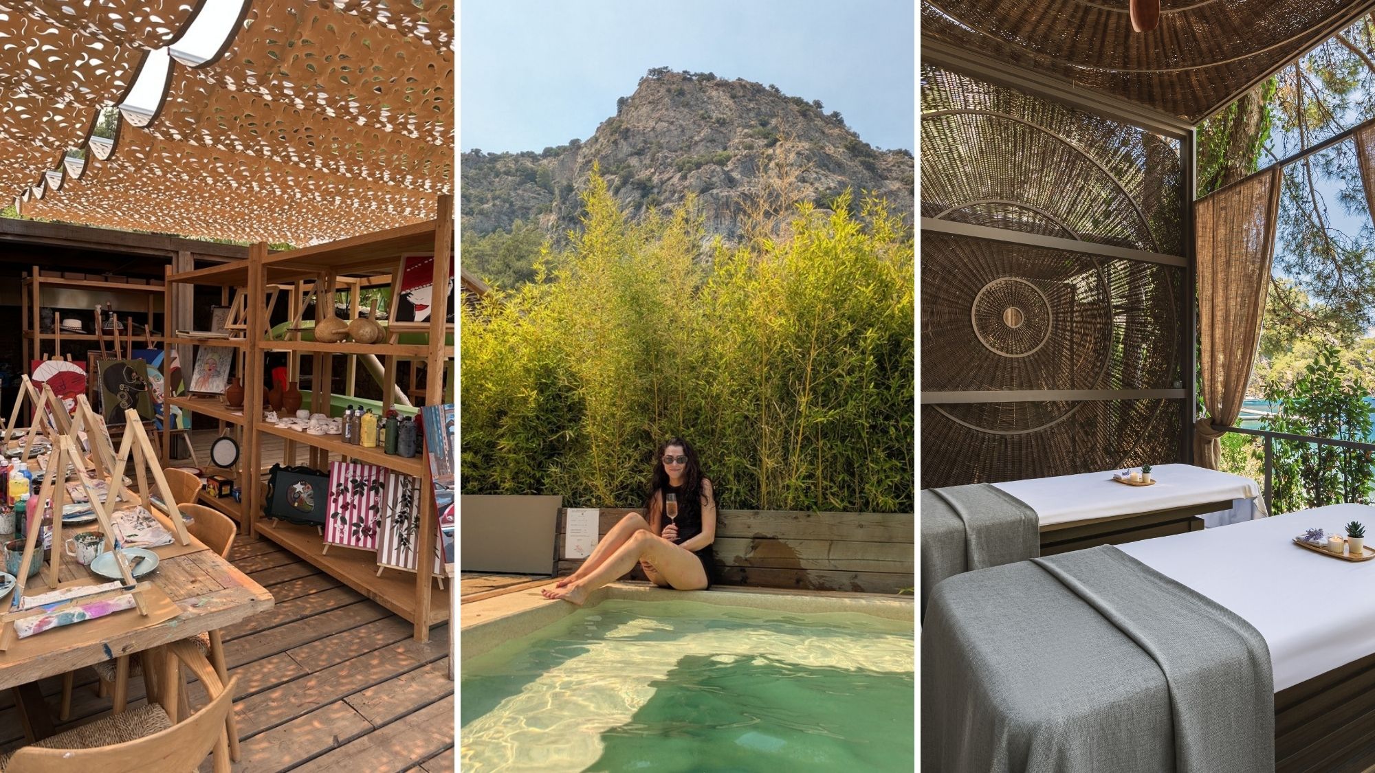 Yazz Collective&amp;rsquo;s outdoor facilities on T&amp;uuml;rkiye&amp;rsquo;s Turquoise Coast, including spaces for fitness, yoga and watersports.