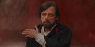 Mark Hamill as Luke Skywalker in Star Wars: The Last Jedi