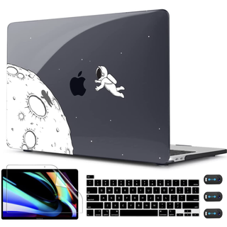 CISSOOK Black Astronaut Case Compatible with MacBook Pro 13 Inch 2023