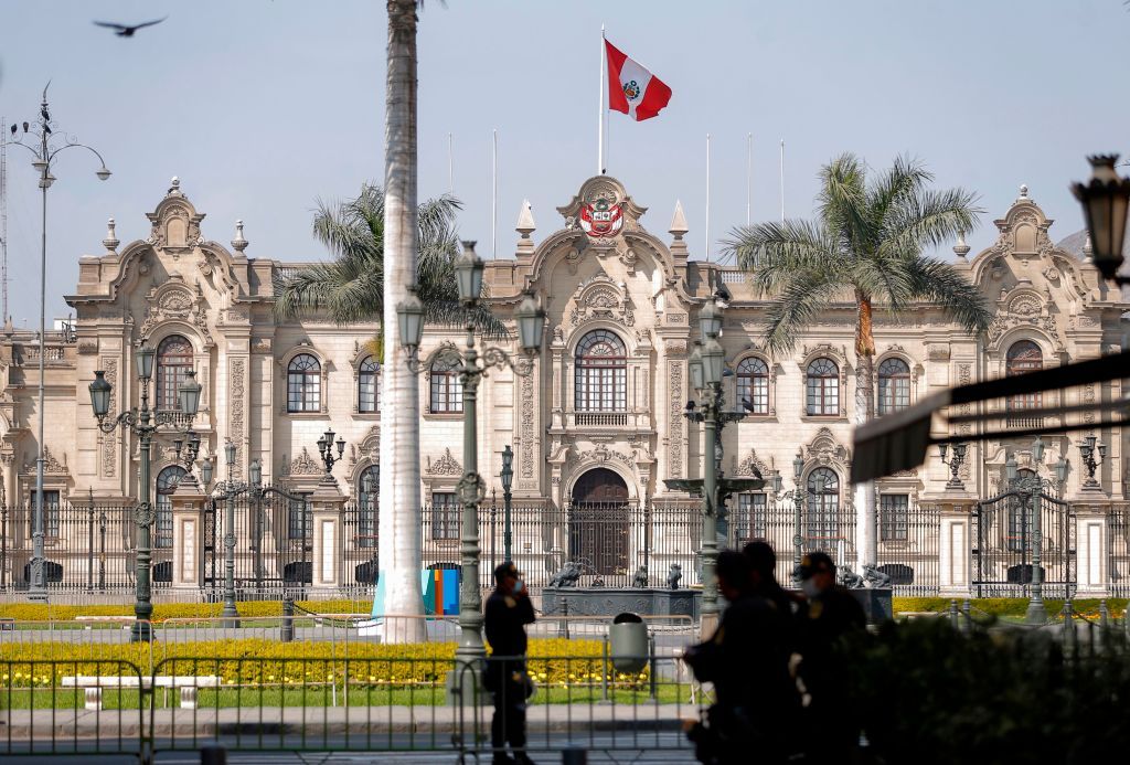 Peru&amp;#039;s presidential palace.