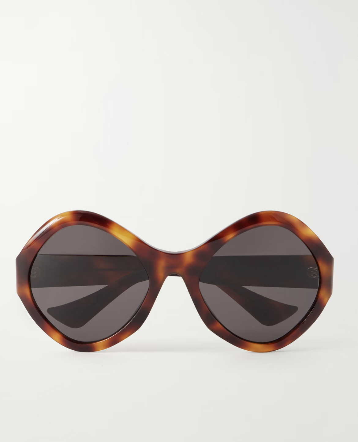 Valentino Vlogo-Embellished Round-Frame Acetate Sunglasses