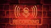 ADVPRO i206-r Recording On The Air Radio Studio New Light Sign