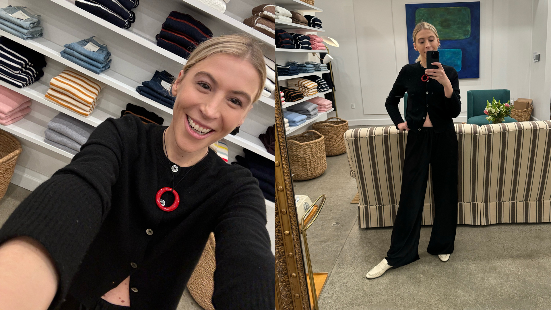 Molly Howard outfit selfies
