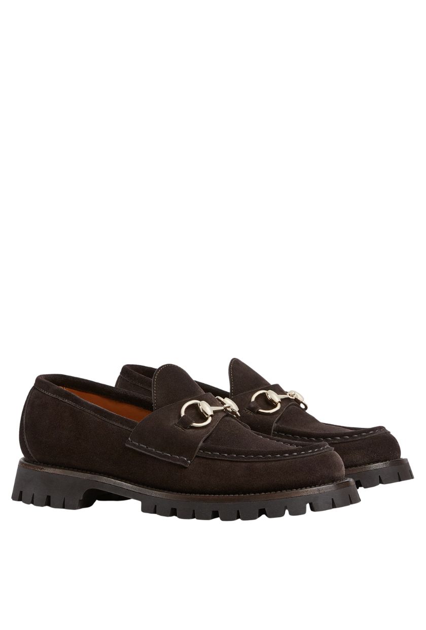 An image of Gucci loafers.