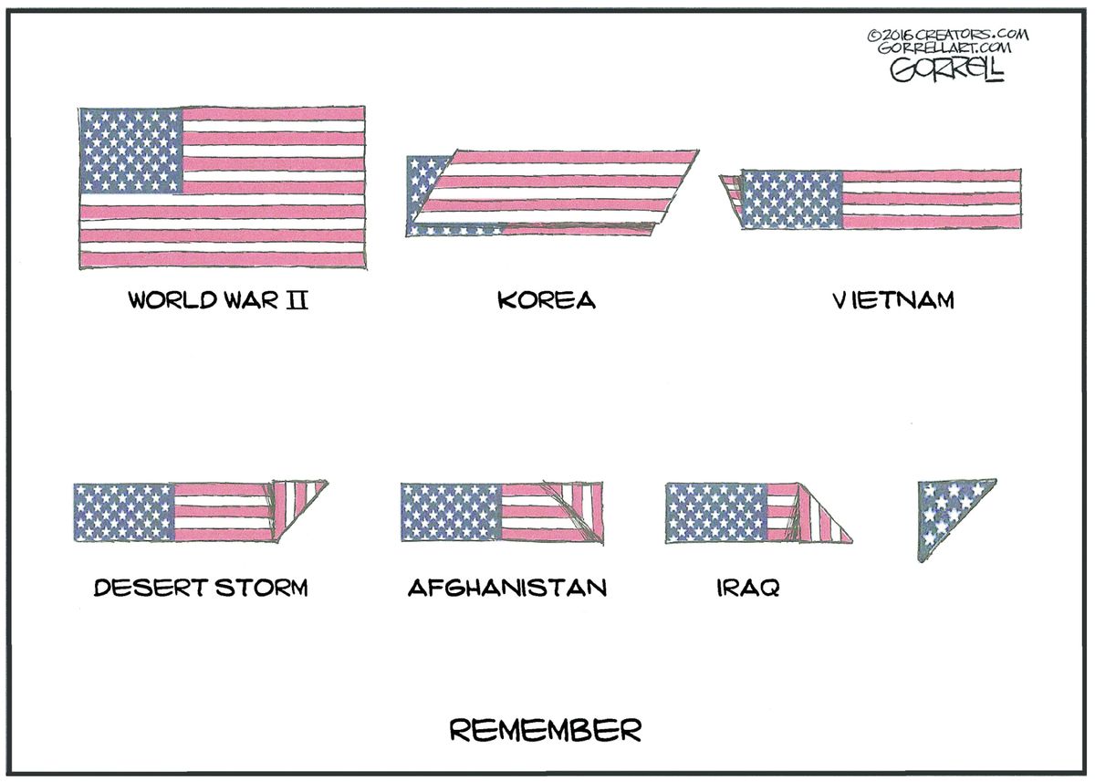 Editorial Cartoon U.S. War History | The Week