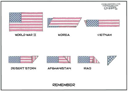Editorial Cartoon U.S. War History