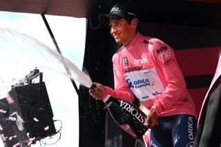 Esteban Chaves on stage nineteen of the 2016 Giro d'Italia
