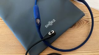 The Shokz OpenRun headphones tested by our Live Science fitness writer