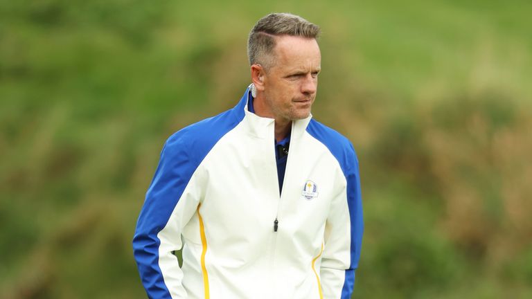Luke Donald pictured at the 2020 Ryder Cup