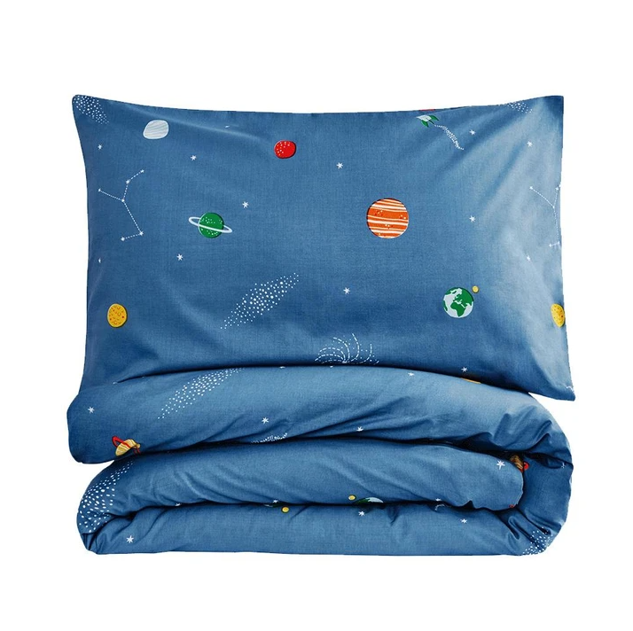 space explorer bedding with planets