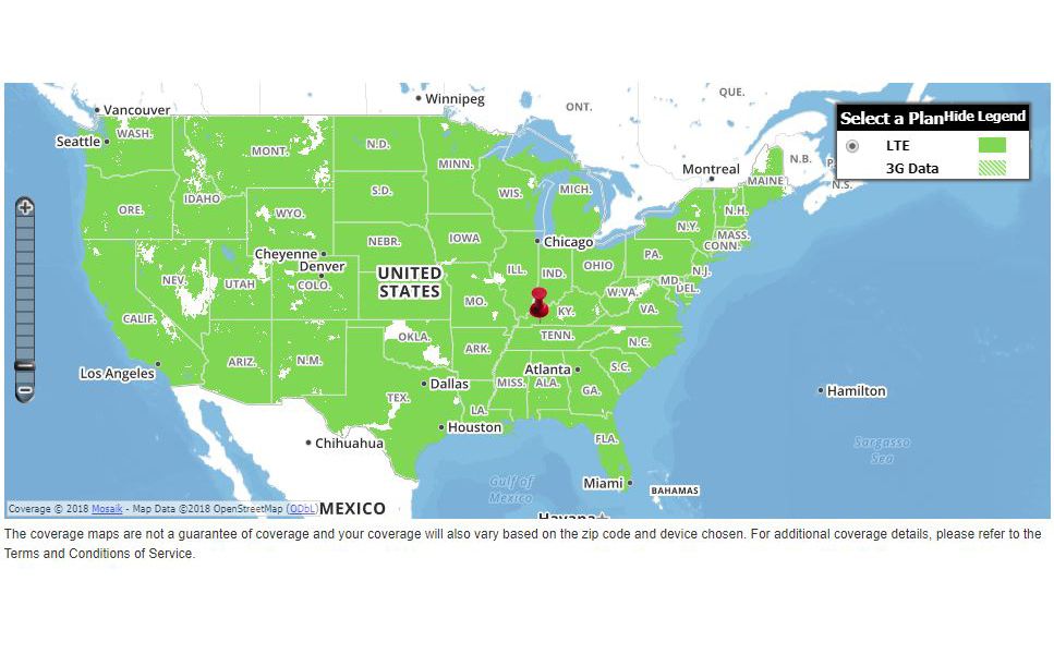 Straight Talk 4G Coverage Map