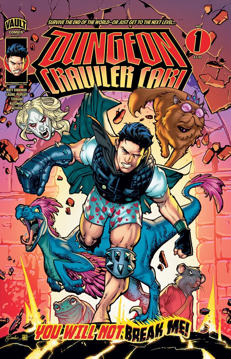 Capa da história em quadrinhos Dungeon Crawler Carl