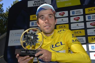 Thibaut Pinot (FDJ) with his winner's trophy