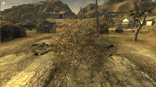 An image of a tumbleweed in Fallout: New Vegas
