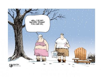 Soaking up the snow | The Week