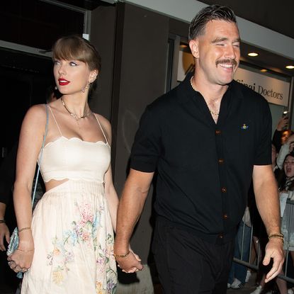 Taylor Swift and Travis Kelce out together in New York City in September 2024. 