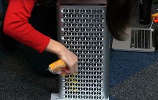 Apple's new cheese grater-looking Mac Pro promises to 'shred' your workflow