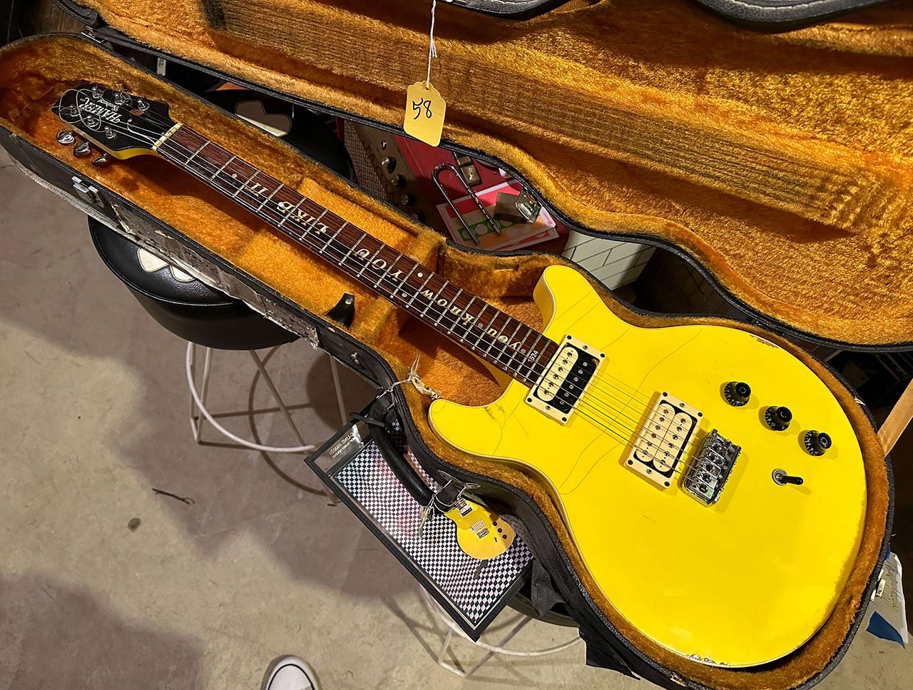 Rick Nielsen&rsquo;s yellow Hamer