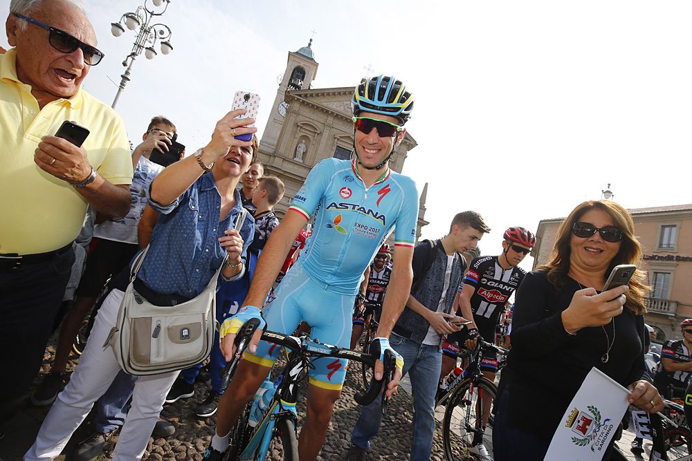 Vincenzo Nibali (Astana) at Tre Valli Varesine