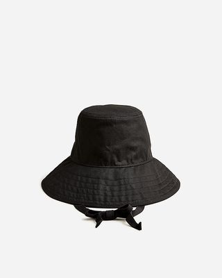Bucket Hat With Ties