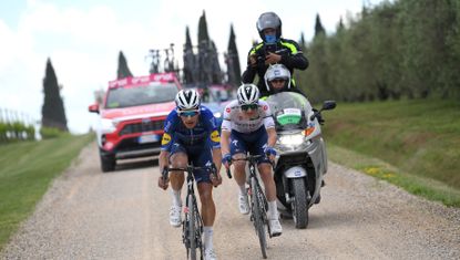 Remco Evenepoel lost time on stage 11 of the Giro d'Italia