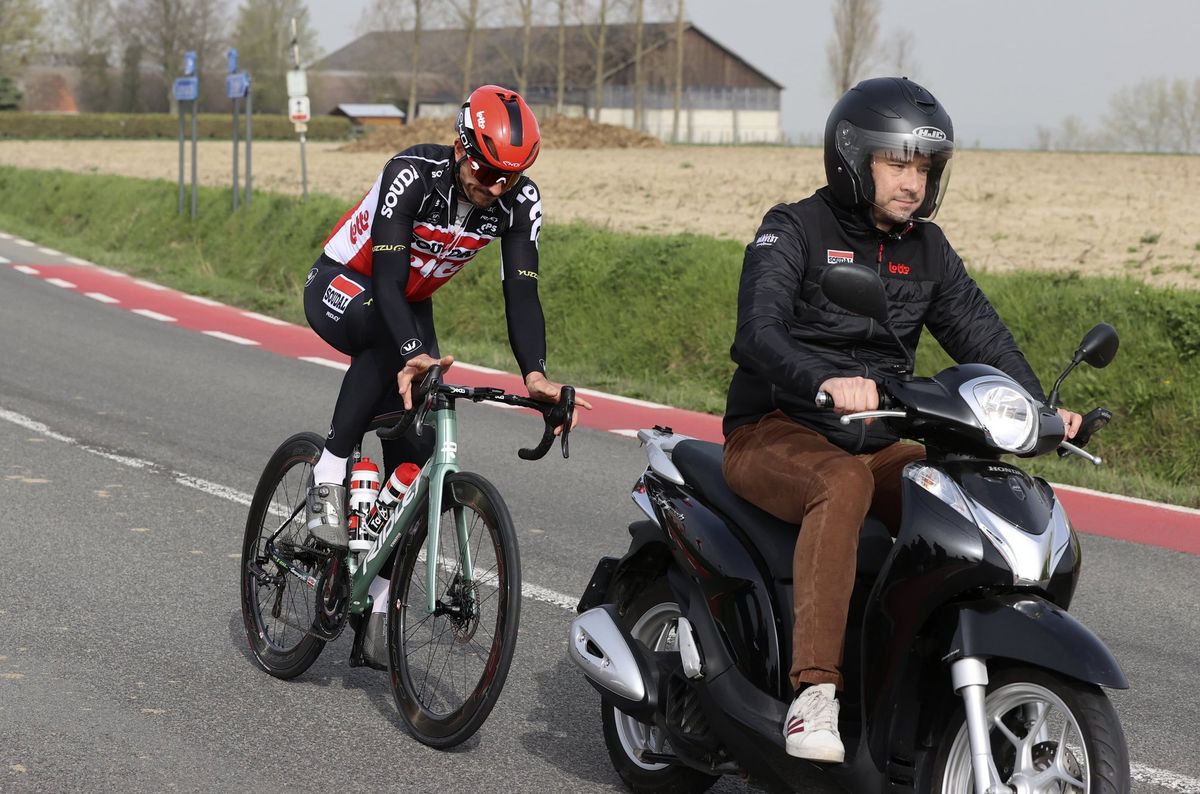 Tour de Flanders 2021 Ronde Van Vlaanderen 2021 Recon at the parcours 01042021 John Degenkolb GER Lotto Soudal photo Jan De MeuleneirPNBettiniPhoto2021