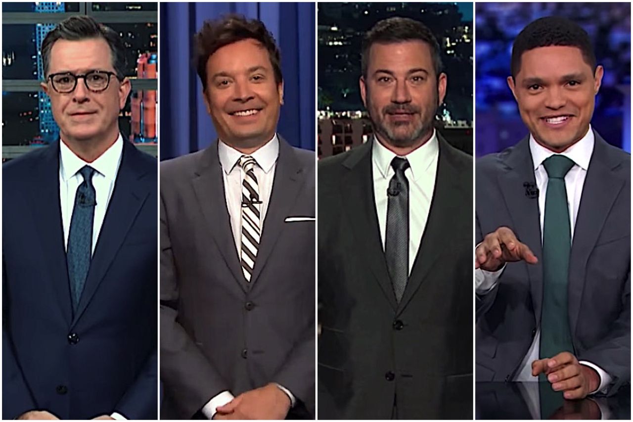 Late night picks apart the GOP&amp;#039;s Trump defenses