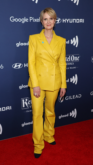 Cynthia Nixon attends 33rd Annual GLAAD Media Awards at New York Hilton Midtown on May 06, 2022 in New York City