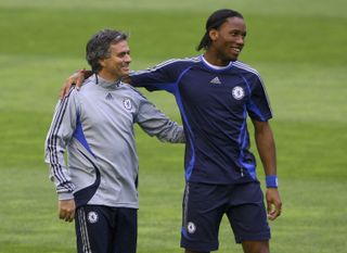 Jose Mourinho & Didier Drogba
