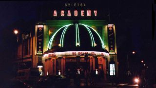 The outside of Brixton Academy at night