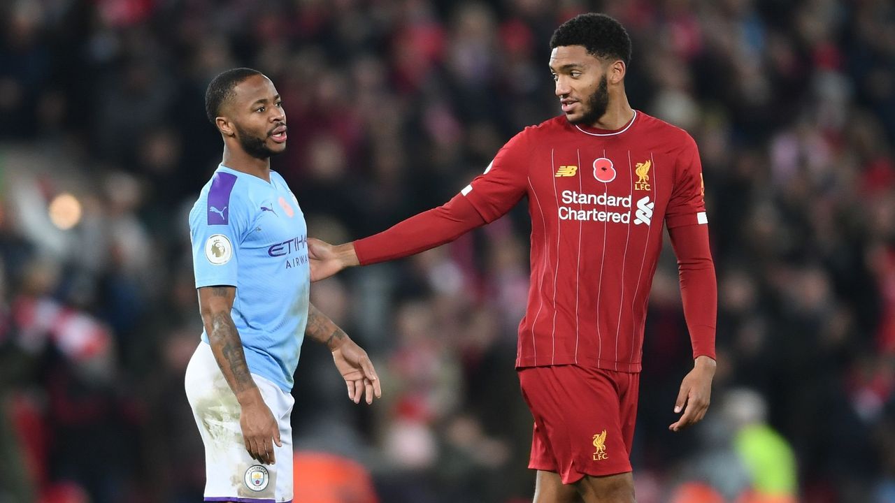 Raheem Sterling and Joe Gomez 