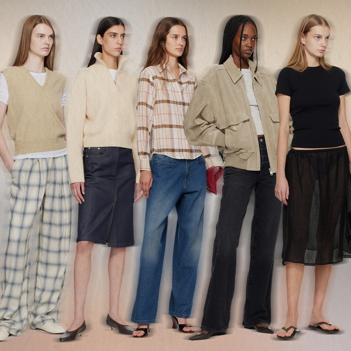 Collage of SSENSE Spring Arrivals