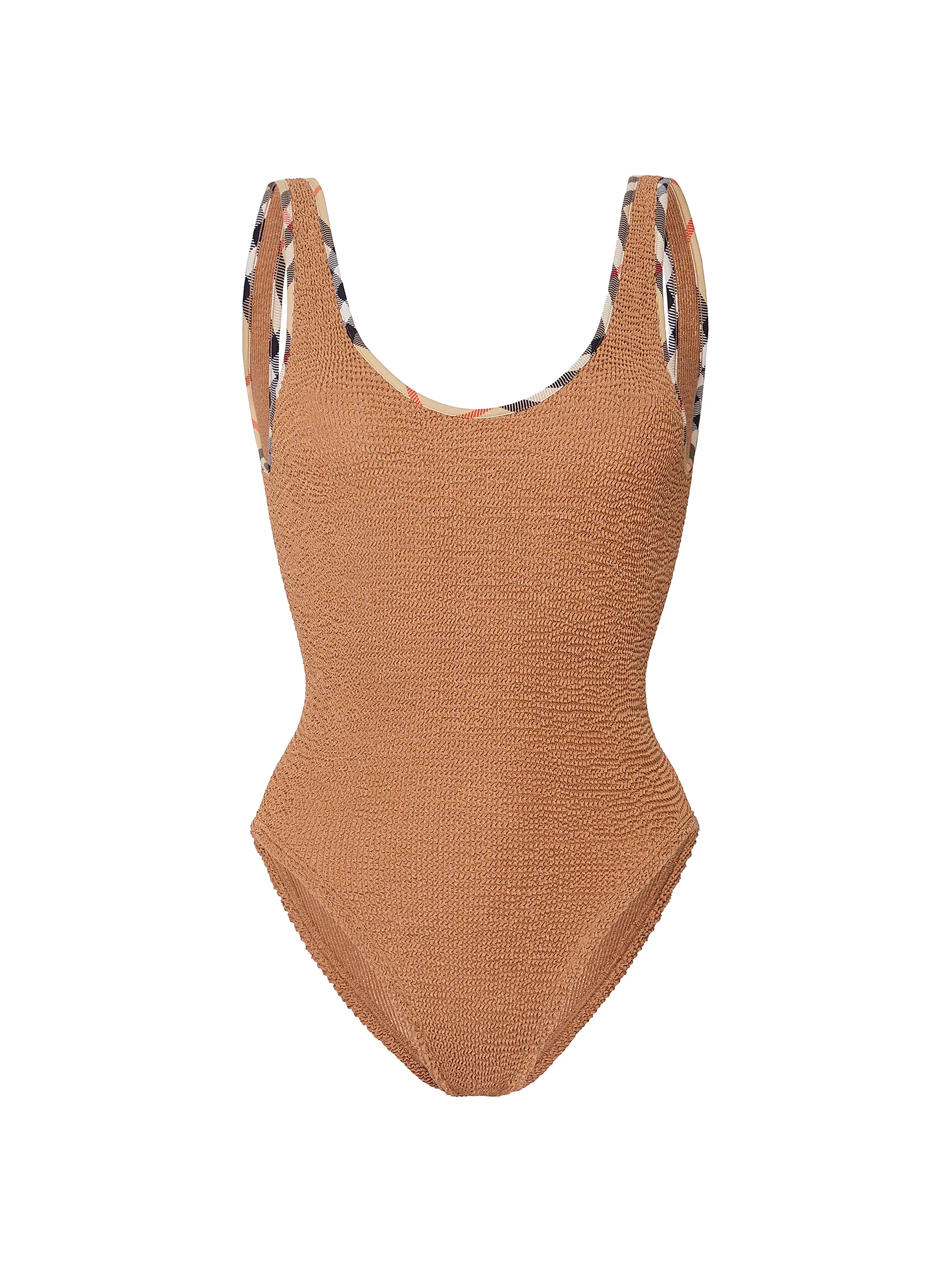 Burberry X Hunza G Faye Check One-Piece Swimsuit