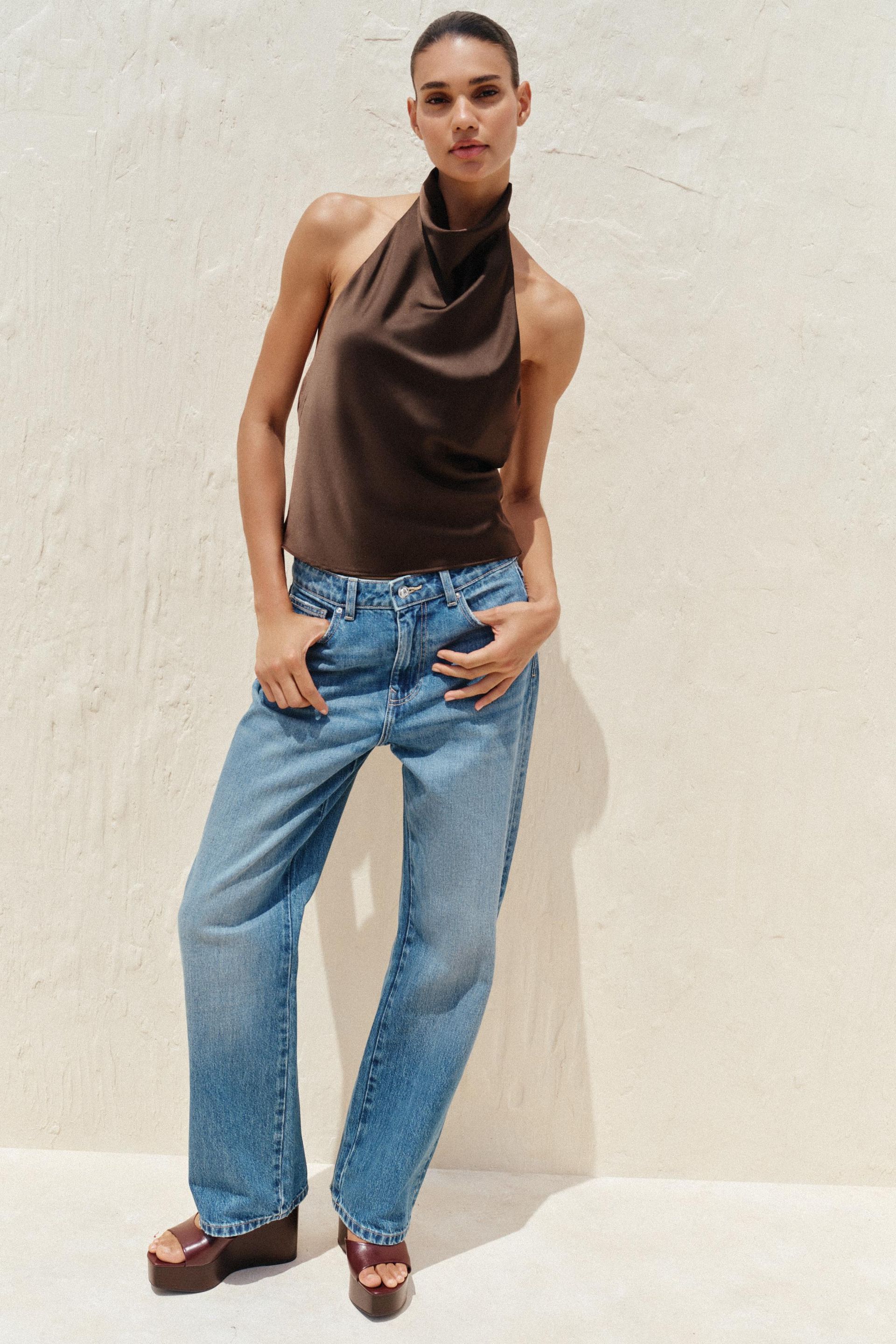 Satin Halter Top