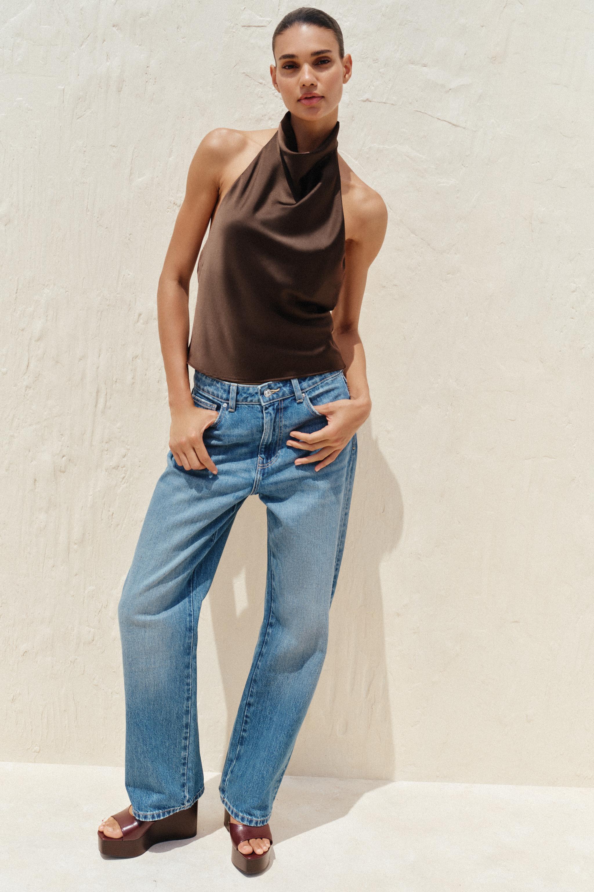 Satin Halter Top
