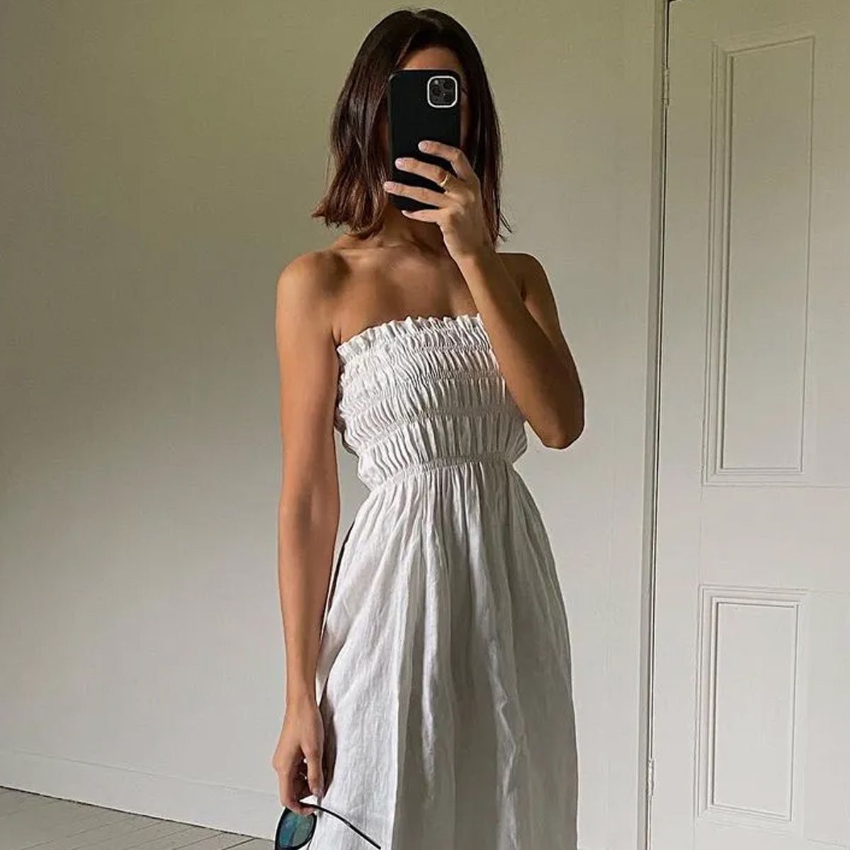 7 Ways to Wear The Bandeau Dress Trend Who What Wear