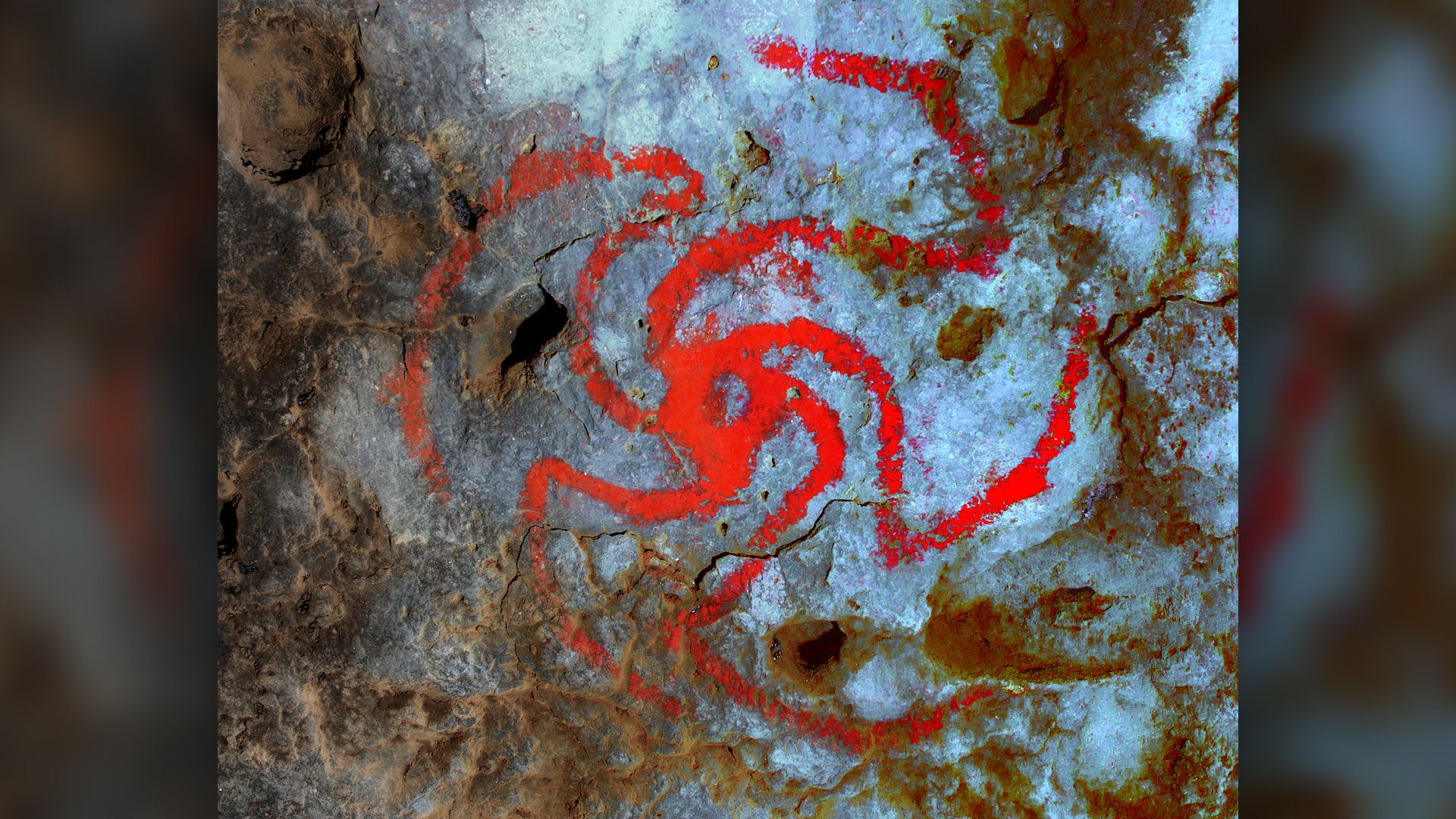 Pinwheel Cave rock art in California may depict hallucinogenic