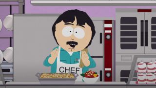 Randy in South Park cooking.