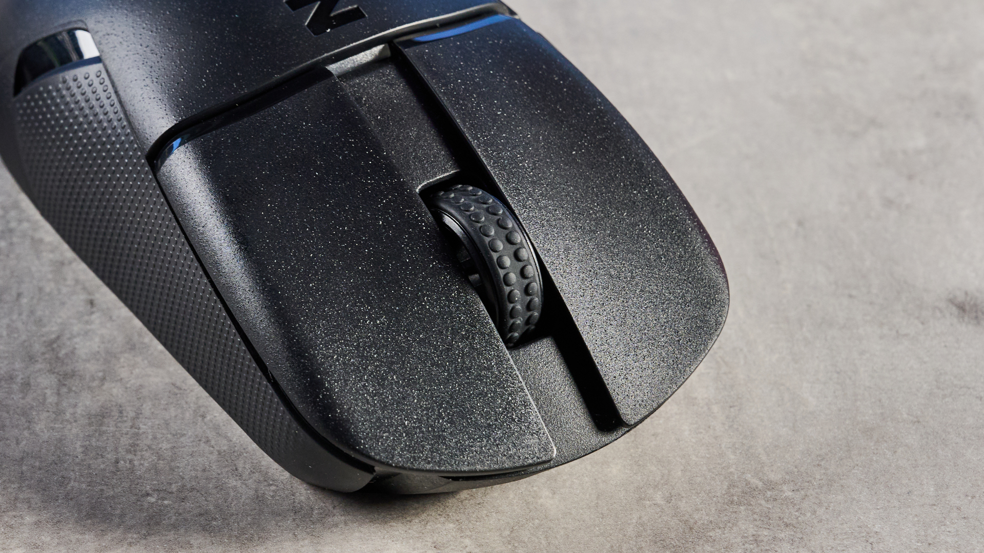 A black NZXT Lift Elite Wireless gaming mouse