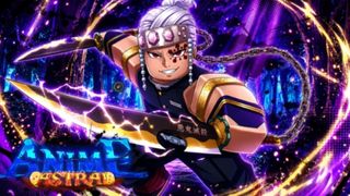 A white-haired ninja wields two daggers in Anime Astral Simulator.