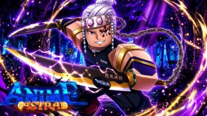 A white-haired ninja wields two daggers in Anime Astral Simulator.