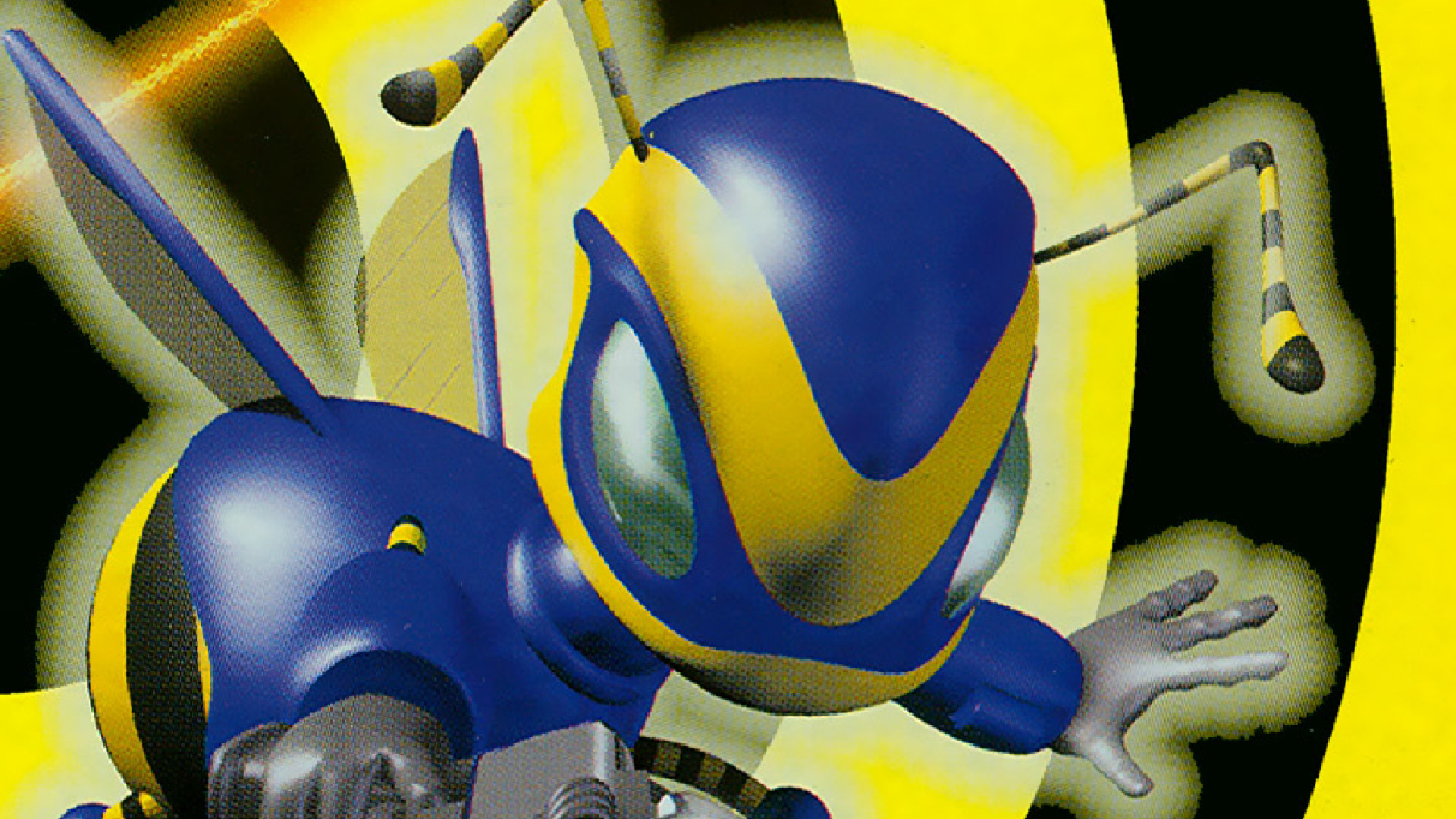The title character on the box art for Buck Bumble