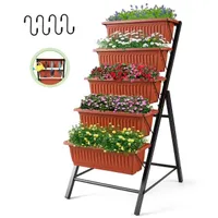 Funcid 4 ft Raised Garden Bed