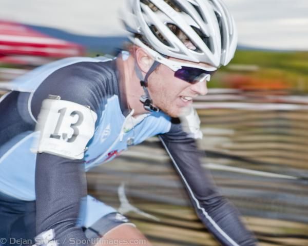 Ryan Knapp (Bob's Red Mill Cyclocross) just doing it...