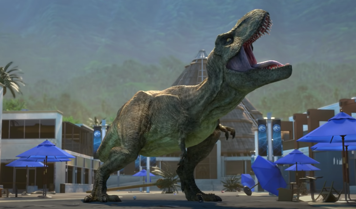 Rexy in Season 2 of Camp Cretaceous. 