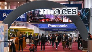 Show floor at CES 2025