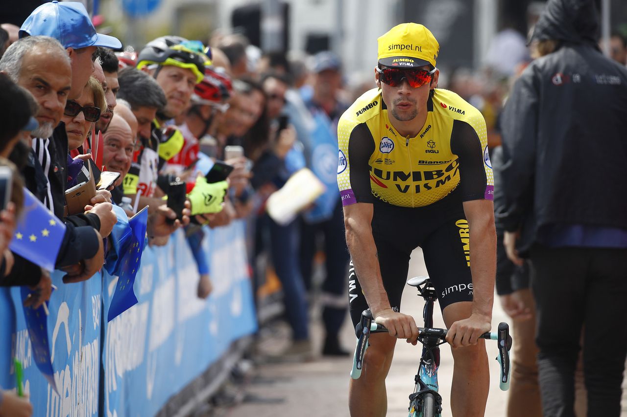 Primoz Roglic (Jumbo-Visma) before the start of stage 8